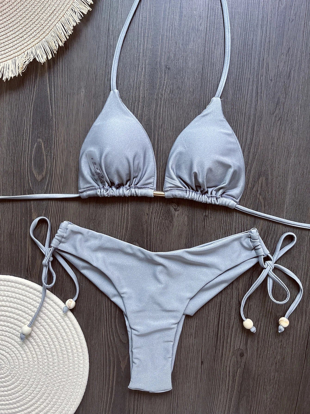 Luna Chain bikini guldkedja detalj